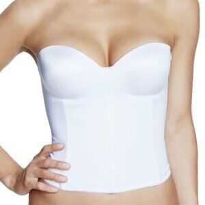 Dominique "Ariel" hidden underwire longline bustier bra